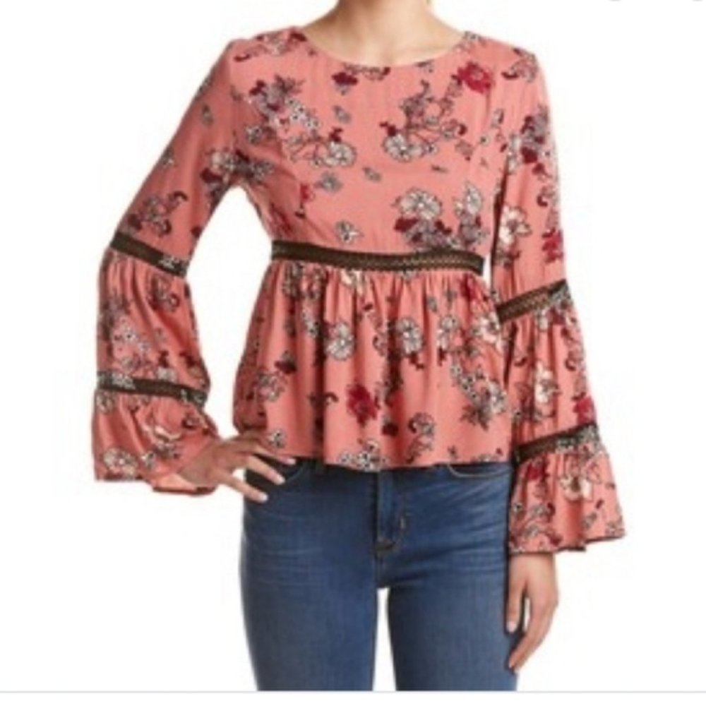Mink Pink Floral Blouse